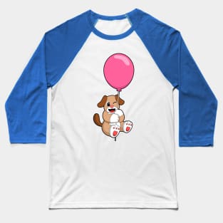 Dog with Balloon Baseball T-Shirt